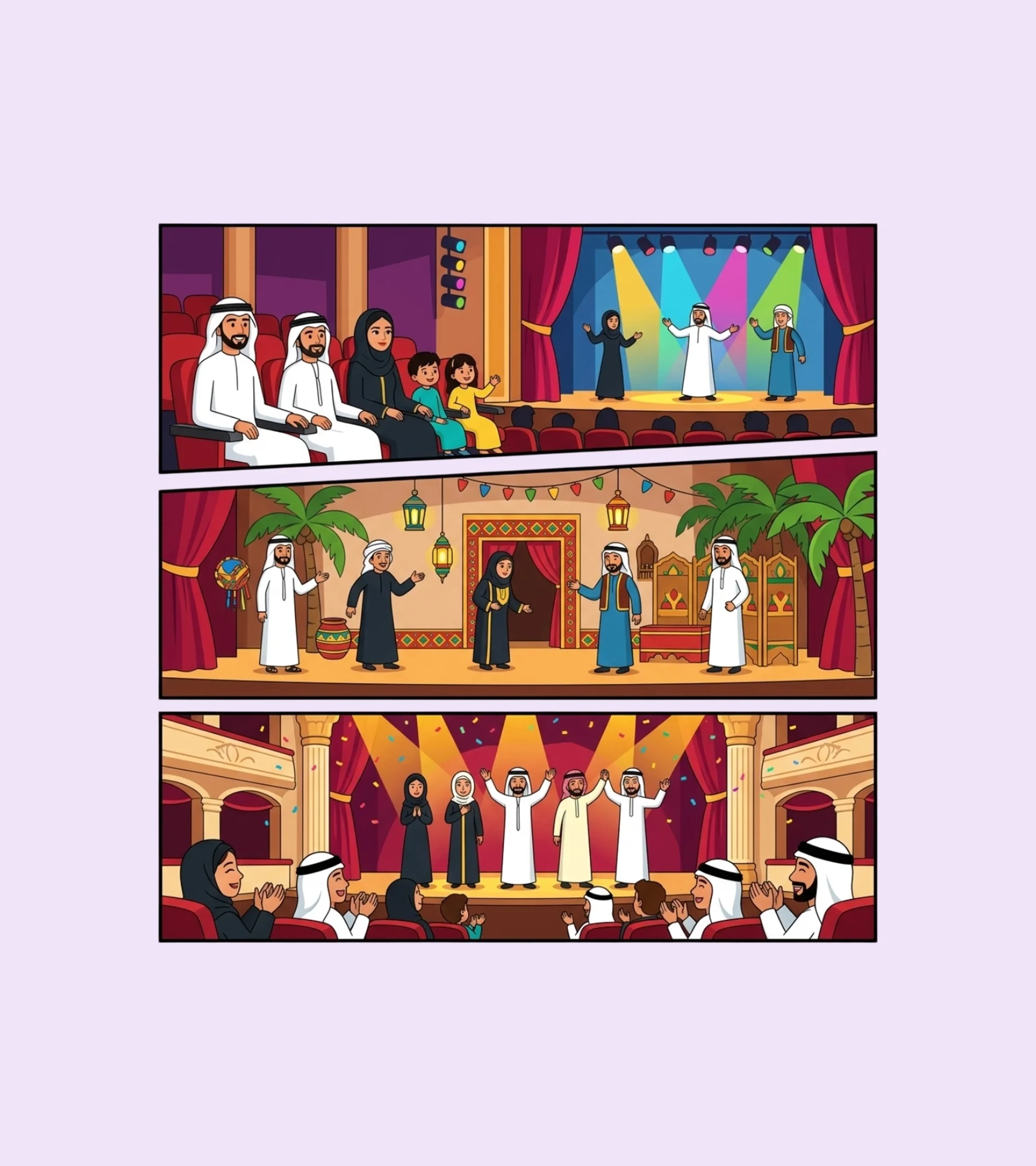 دعايات مسرحيات