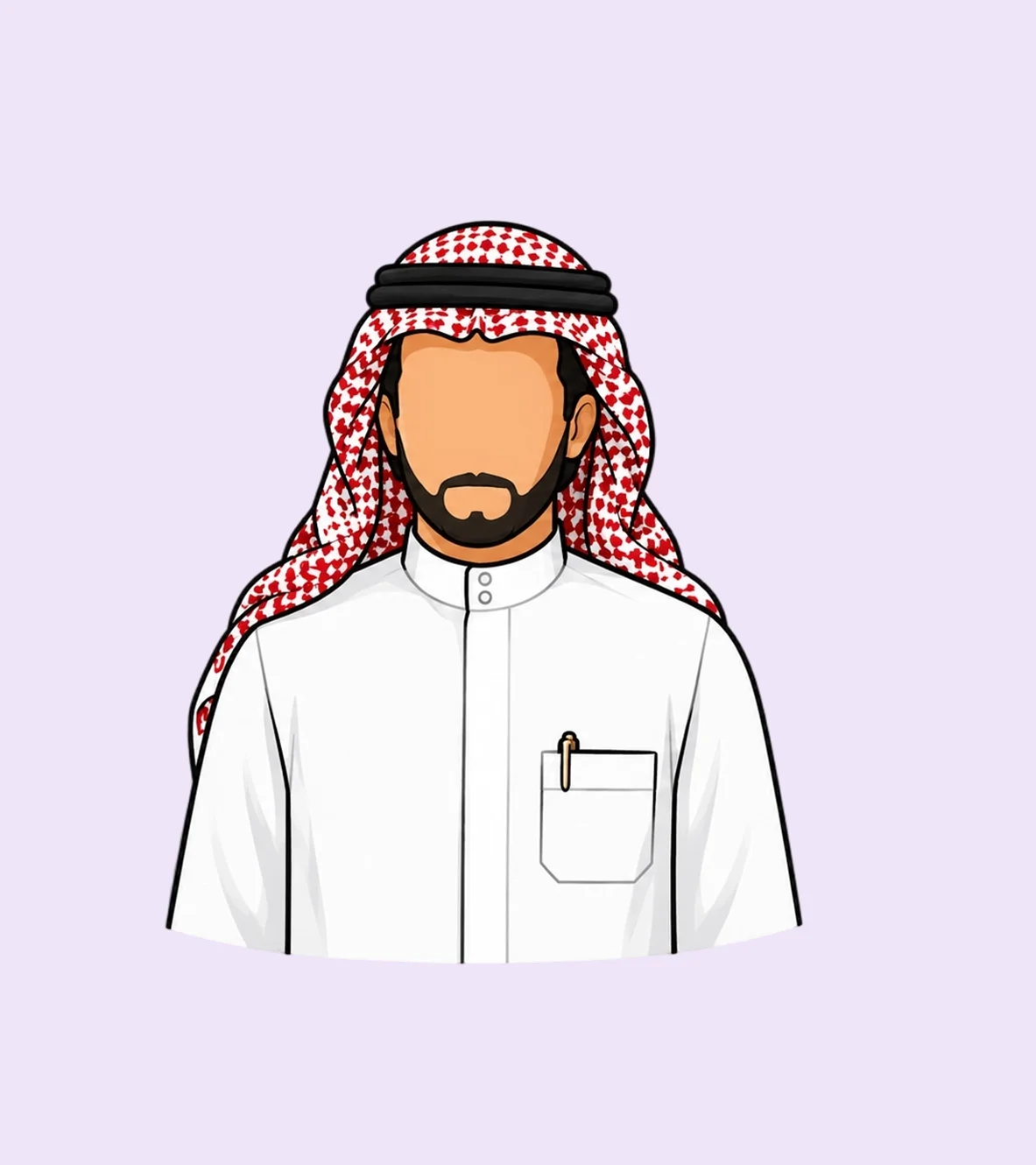 طقم فنان خليجي
