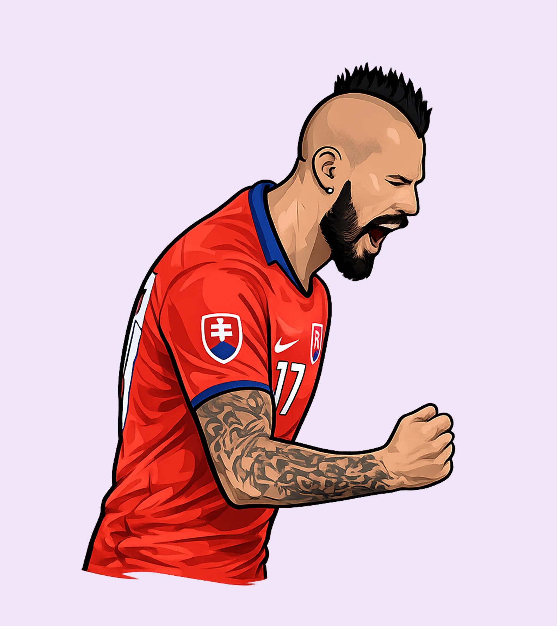 تسريحة لاعب